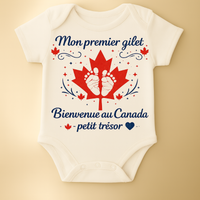 Mon Premier Gilet - Bienvenue au Canada (0-12 mois)