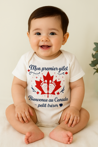 Mon Premier Gilet - Bienvenue au Canada (0-12 mois)