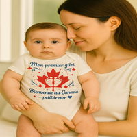 Mon Premier Gilet - Bienvenue au Canada (0-12 mois)