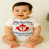 Mon Premier Gilet - Bienvenue au Canada (0-12 mois)
