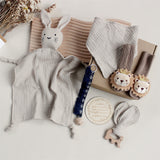 Coffret Cadeau Naissance Bébé – Doudou Lapin & Chaussons Douceur