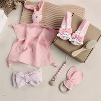 Coffret Cadeau Naissance Bébé – Doudou Lapin & Chaussons Douceur