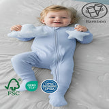 Pyjamas bébé en fibre de bambou – Douce, respirante et confortable (0-24 mois)