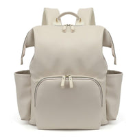 L’Élégant — Sac à langer en cuir PU style japonais, léger, spacieux, imperméable et multifonctionnel, avec poches isothermes pour les mamans modernes