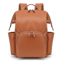 L’Élégant — Sac à langer en cuir PU style japonais, léger, spacieux, imperméable et multifonctionnel, avec poches isothermes pour les mamans modernes