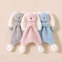 Doudou d'amour – Doudou bébé lapin en coton tout doux