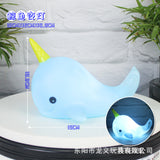 LED Night Light Cute Glow Toy Little Rabbit Light Room Bedside Light Ornament Glued New Creative Gift