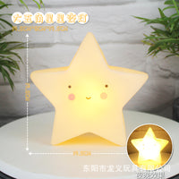 LED Night Light Cute Glow Toy Little Rabbit Light Room Bedside Light Ornament Glued New Creative Gift