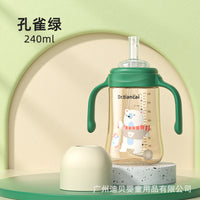 Dr. Tiancai Machine à pailles de biberon pour bébé de large calibre PPSU apprentissage de la tasse à boire, grand bébé lait potable, usine d’eau potable en gros directe