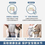 Le porte-bébé américain lombaire est facile à sortir, avant et arrière, à double usage, moulant horizontalement, léger, multifonctionnel