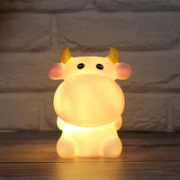LED Night Light Cute Glow Toy Little Rabbit Light Room Bedside Light Ornament Glued New Creative Gift