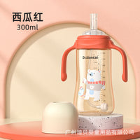 Dr. Tiancai Machine à pailles de biberon pour bébé de large calibre PPSU apprentissage de la tasse à boire, grand bébé lait potable, usine d’eau potable en gros directe