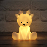 LED Night Light Cute Glow Toy Little Rabbit Light Room Bedside Light Ornament Glued New Creative Gift