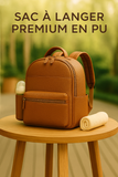 👜 Premium Sac à Couches Premium Pu – Élégance et Organisation
