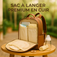 👜 Premium Sac à Couches Premium Pu – Élégance et Organisation