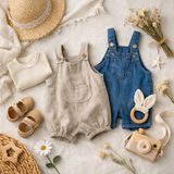 Salopette d’Été – Douceur & Confort pour Bébé