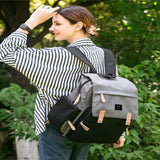 Arrow Pattern Diaper Backpack – Large Capacity Maternity Tote - Kid Baby shop