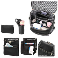 Factory spot direct supply PU mommy bag multi - functional hot sale mother and baby bag waiting bag thermal insulation mommy bag - Kid Baby shop