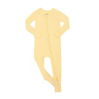 Foreign trade, Europe and the United States, cross - border bamboo fiber solid color zipper crawler, children's clothing, baby foldable foot cover, long sleeve jumpsuit - Kid Baby shop