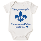 Mon Premier Gilet - Bienvenue au Québec (0-12 mois)
