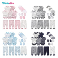 Kiddiezoom Cotton Star 19 - Piece Set Baby Wrap Pants Hat Glove Combo Set Breathable - Kid Baby shop