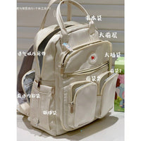 Large capacity mommy backpack women's lightweight mother and baby bag waterproof handbag bag campus student multi - functional school bag - Kid Baby shop