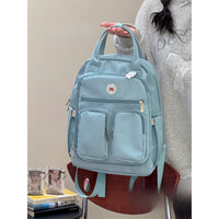 Large capacity mommy backpack women's lightweight mother and baby bag waterproof handbag bag campus student multi - functional school bag - Kid Baby shop