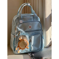 Large capacity mommy backpack women's lightweight mother and baby bag waterproof handbag bag campus student multi - functional school bag - Kid Baby shop