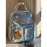 Large capacity mommy backpack women's lightweight mother and baby bag waterproof handbag bag campus student multi - functional school bag - Kid Baby shop