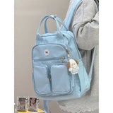 Large capacity mommy backpack women's lightweight mother and baby bag waterproof handbag bag campus student multi - functional school bag - Kid Baby shop