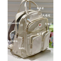 Large capacity mommy backpack women's lightweight mother and baby bag waterproof handbag bag campus student multi - functional school bag - Kid Baby shop