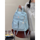 Large capacity mommy backpack women's lightweight mother and baby bag waterproof handbag bag campus student multi - functional school bag - Kid Baby shop