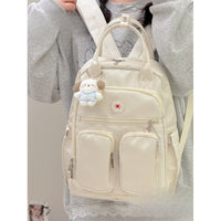 Large capacity mommy backpack women's lightweight mother and baby bag waterproof handbag bag campus student multi - functional school bag - Kid Baby shop