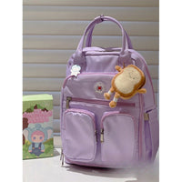 Large capacity mommy backpack women's lightweight mother and baby bag waterproof handbag bag campus student multi - functional school bag - Kid Baby shop