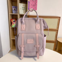 Mommy bag ins hand - held large - capacity high - end sense student outing light travel ladies multifunctional schoolbag - Kid Baby shop