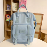 Mommy bag ins hand - held large - capacity high - end sense student outing light travel ladies multifunctional schoolbag - Kid Baby shop