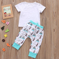 Newborn Baby Clothes Set T-shirt Tops Pants Little Boys and Girls Outfits - Kid Baby shop