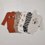 Spring and autumn baby onesies, long - sleeved 5 - piece sets, male and female baby foreign trade exports, high - grade Ha Bao fart clothes, class A cotton - Kid Baby shop