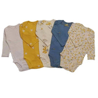 Spring and autumn baby onesies, long - sleeved 5 - piece sets, male and female baby foreign trade exports, high - grade Ha Bao fart clothes, class A cotton - Kid Baby shop