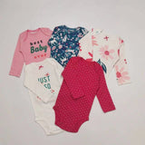Spring and autumn baby onesies, long - sleeved 5 - piece sets, male and female baby foreign trade exports, high - grade Ha Bao fart clothes, class A cotton - Kid Baby shop